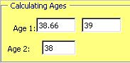 Example: The birth date is 8/15/1961. Today is 4/1/2000