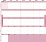 Calendar grid