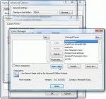Select a form from the forms dialog