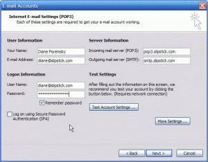 Add new account to a profile Add new account to an Outlook profile