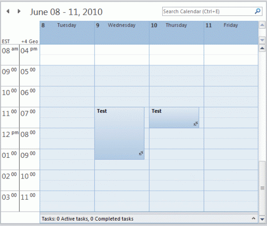 Day/Week/Month Calendar View with Autopreview - Outlook Tips