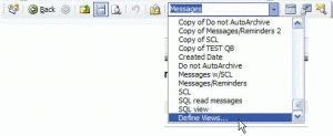 Find Outlook's Custom View Menu - Outlook Tips