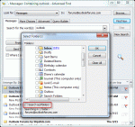 Advanced find Search in subfolders option