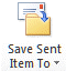 Save sent item icon