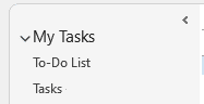 Tasks and To-Do List
