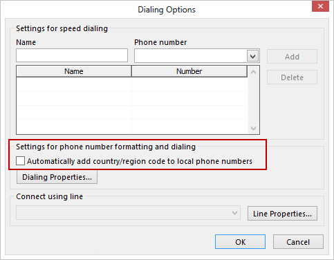 Check dialog options