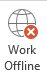 work offline button