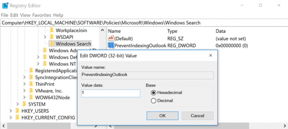 change the modified value