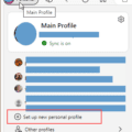 create a browser profile in edge