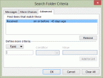 Create a filter for on or before 45 days ago
