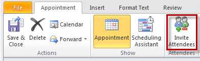 Invite Attendees