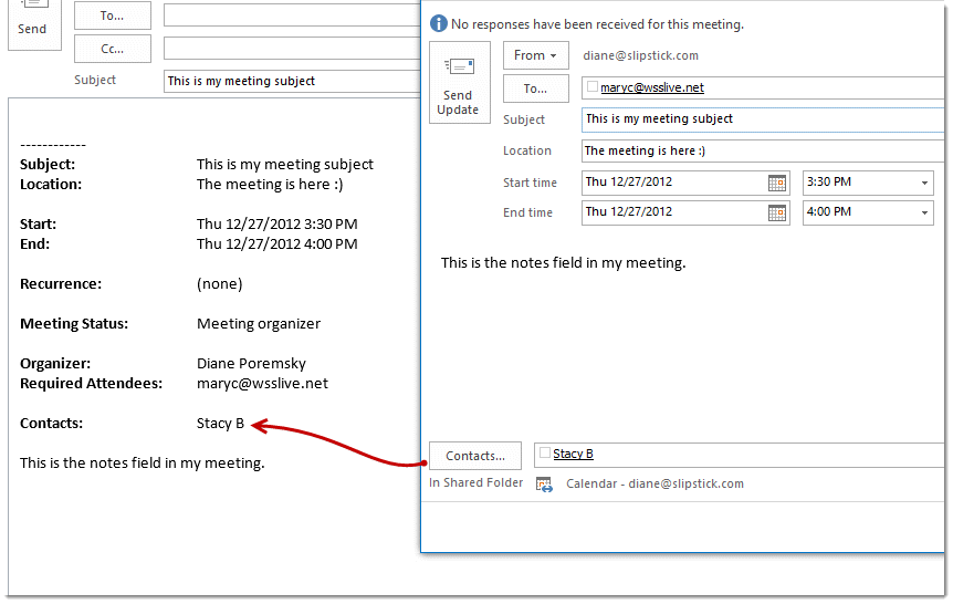 Tip 1051 Send Meeting Details In An Email Outlook Tips