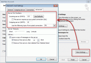more-settings-ssl Click More Settings then set the Port numbers and enable SSL