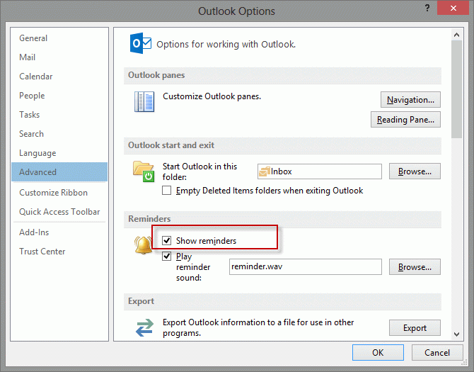 Tip 208 Dismissing Reminders Outlook Tips