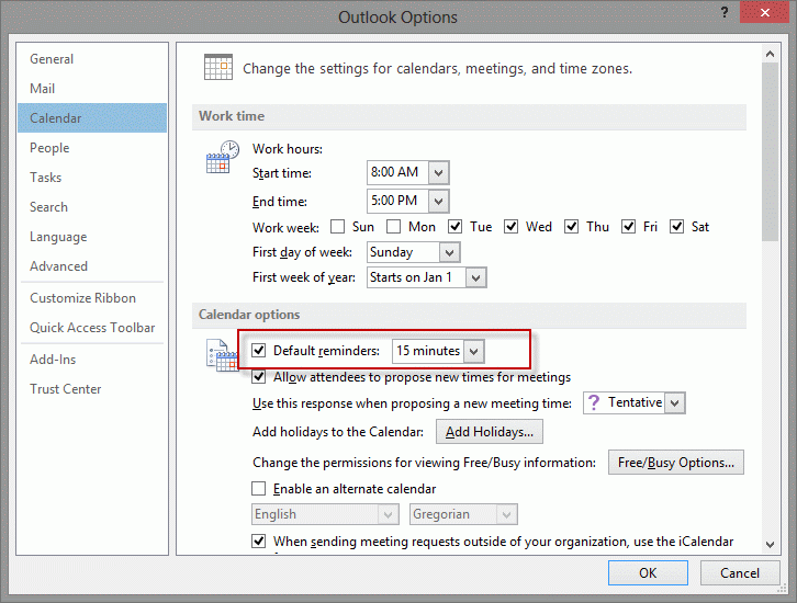 Disable Reminders In Microsoft Outlook Outlook Tips